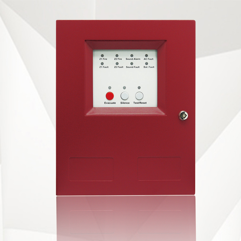 2 Zone Fire Alarm Smoke Detection Conventional control panel