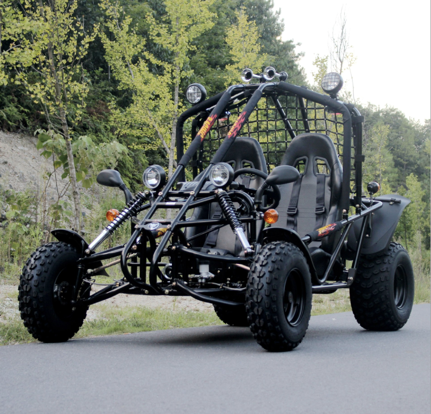 Солнечный автоматический внедорожник 200cc гоночный карт