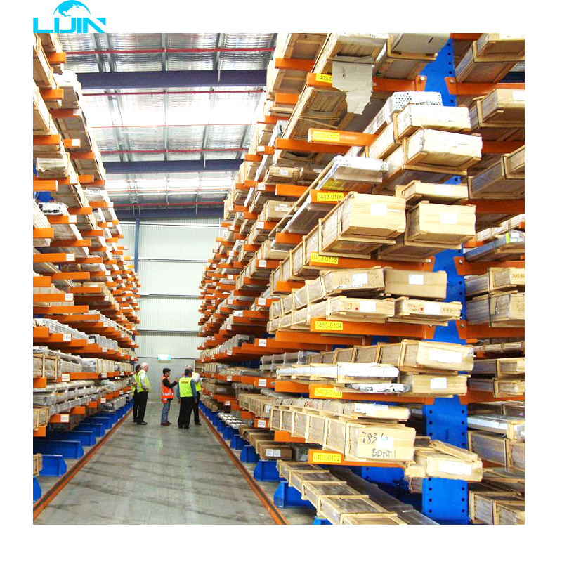 LIJIN Warehouse cantilever racking for rebar storage /cantilever shelf