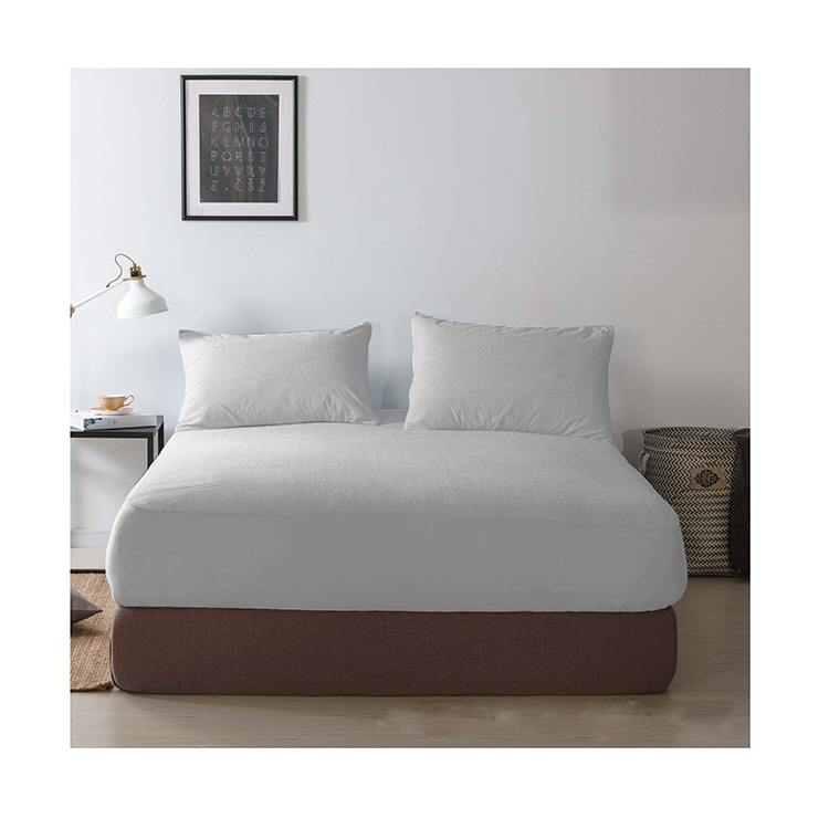 Hypoallergenic Waterproof Mattress Protector Terry cloth Mattress Waterproof cover with TPU