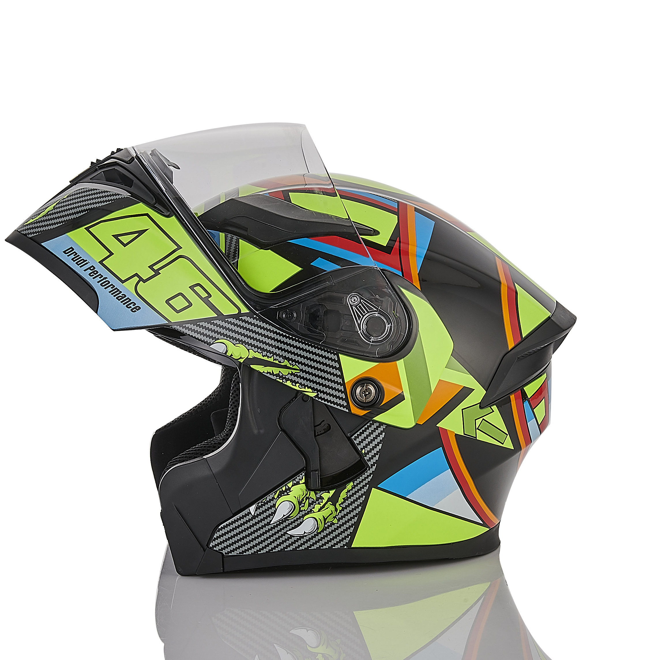 Cascos de motocicleta de cara completa de casco de seguridad fresco de moda personalizada de alta calidad