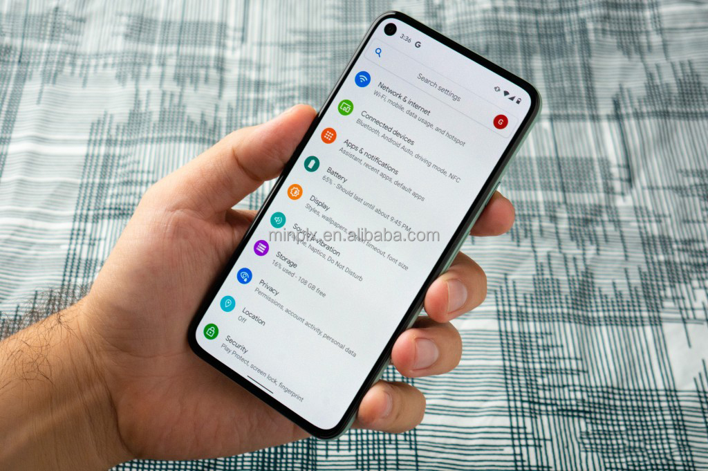 Sealed box Used original refurbished unlocked Android 128GB/8GB octa core Fingerprint cellphone for google Pixel 5 used