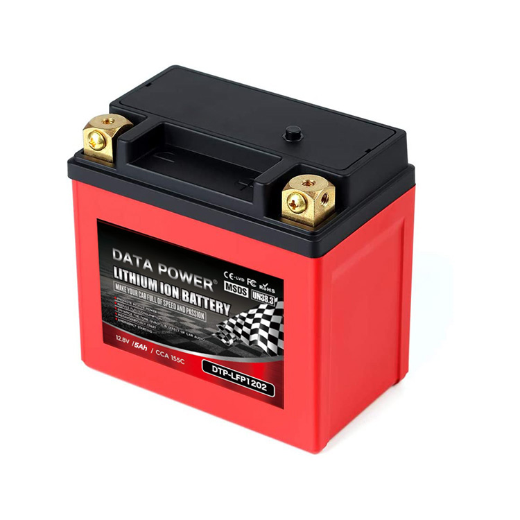 Amazon горячие продажи lifepo4 батареи лития 12V 5Ah 6Ah АКБ для мотоциклов