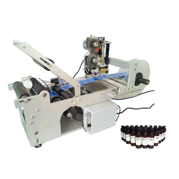 Semi automatic labeling machine with date code stamping label printing machine Semi-auto Labeling Machine