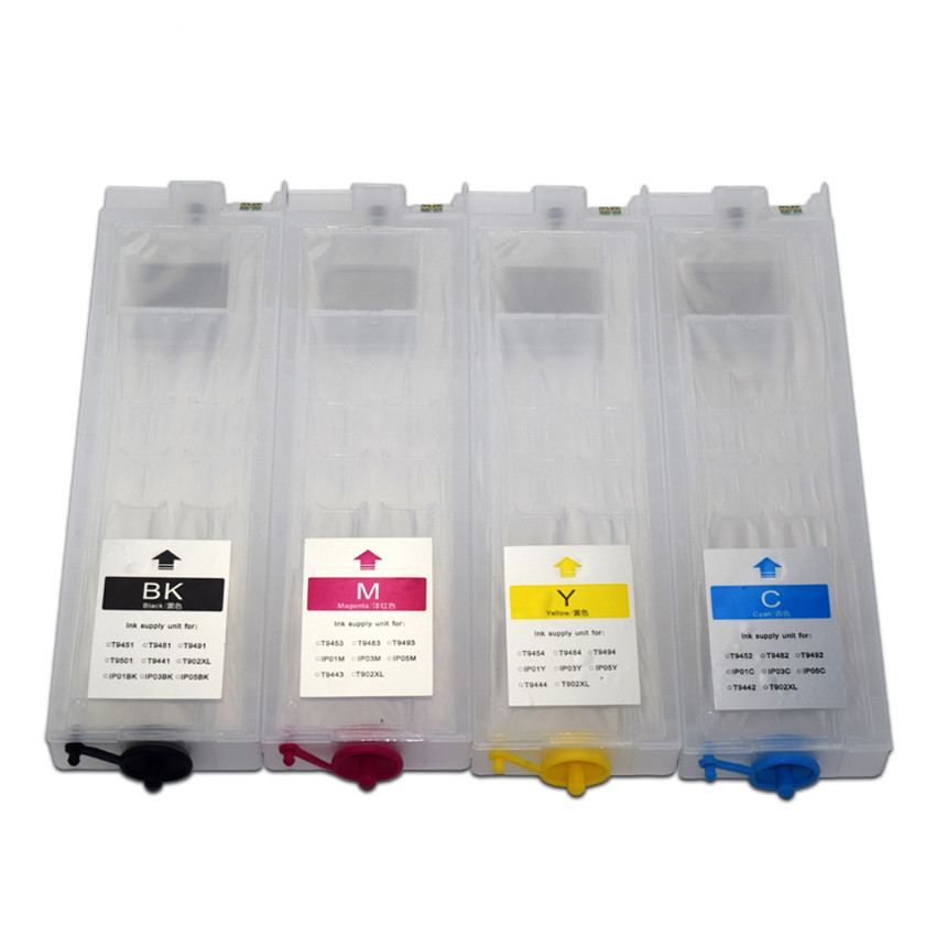 T944 T945 T946 T948 T949 чип меньше Refillable патрон чернил для принтера Epson рабочей силы Pro WF-C5290 WF-C5790 WF-C5210 WF-C5710 принтер