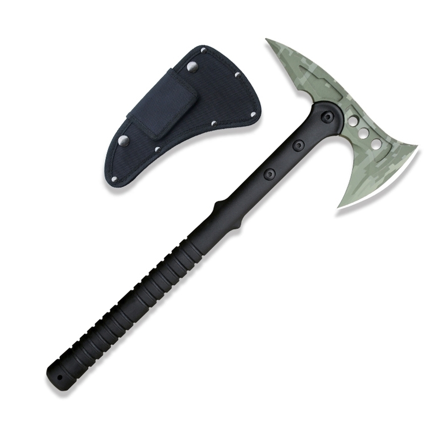 Outdoor High Quality 420 Stainless Steel Axe With Nylon Handle And Sheath