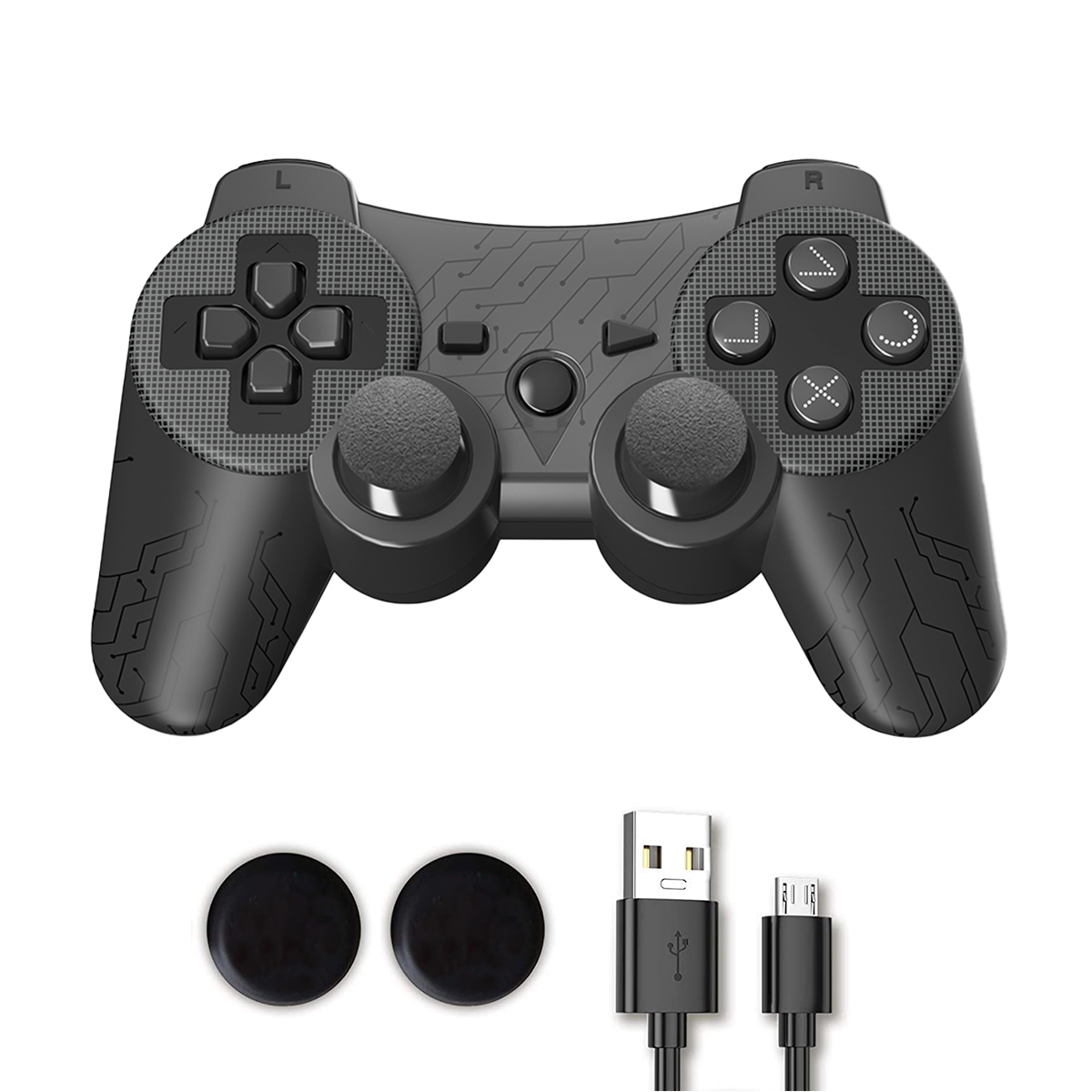 new style joystick with Color button Double shock 3 for ps3 wireless game controller