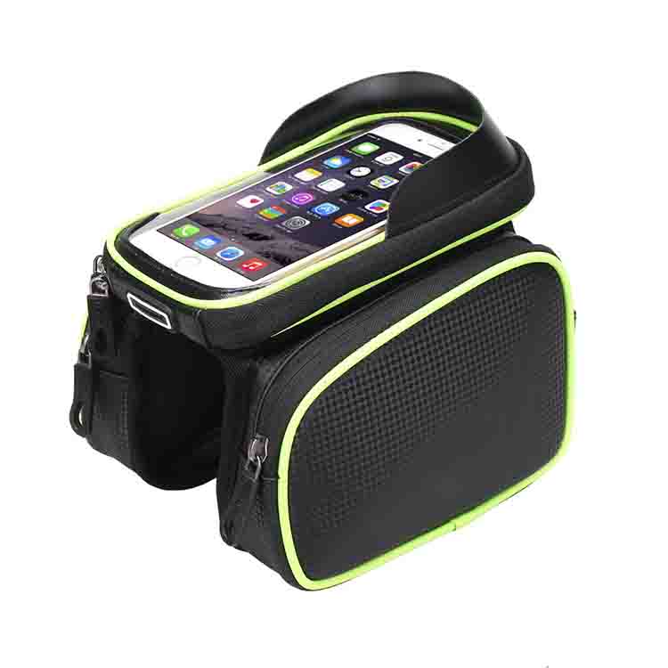 Front Tube Phone Bicycle Bag Touch Screen Cycling Bag Waterproof bike Accessories Front Frame bag
