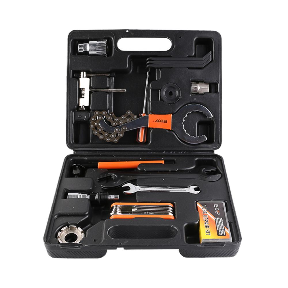 BOY 26pcs Multifunctional Bike Tool Box Road Bicycle Repair Tool Kit MTB Mountain Bike Tool Set