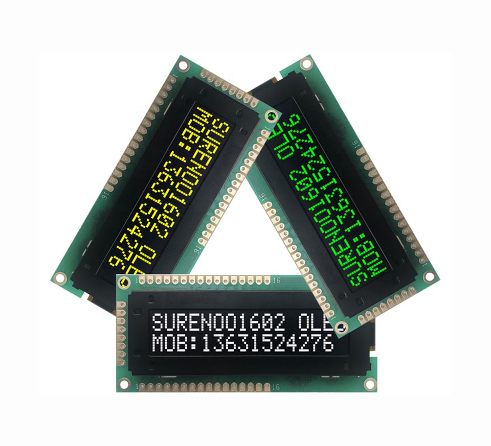 Реальный OLED-дисплей, 80X36 1602 162 16X2 KS0066 COG, ЖК-модуль с параллельными символами, дисплей LCM, панель экрана с поддержкой SPI IIC I2C