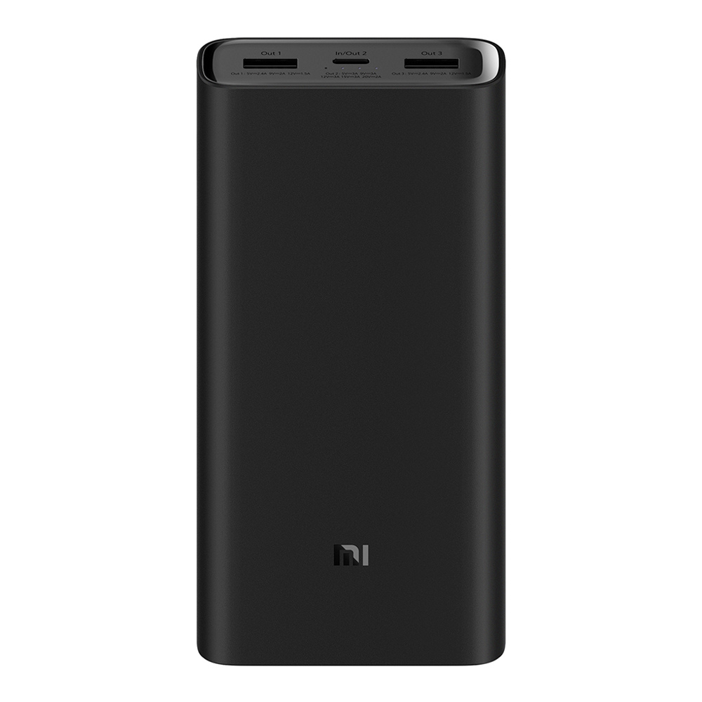Портативное зарядное устройство Xiaomi Redmi 3 pro USB-C 45 Вт QC3.0 быстро SB-C двухсторонний 20000 мАч Power Bank