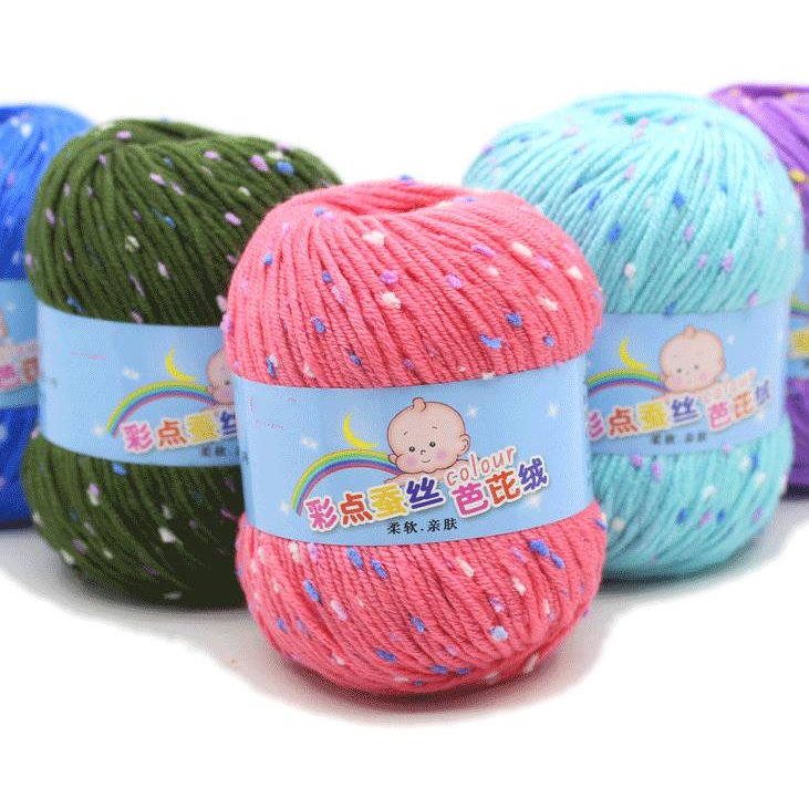 Milk Cotton Baby Wool Yarn Hand-knitted Cashmere Warm DIY Knitting Ball Children Scarf Sweater Yarn Crafts