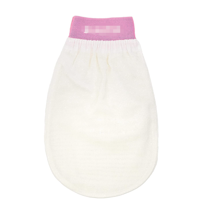 Custom Eco-Friendly Silk Exfoliating Mitt Glove Bath Shower Mitt Exfoliated Mitt Silk Exfoliating Glove Turkish for Body Clean