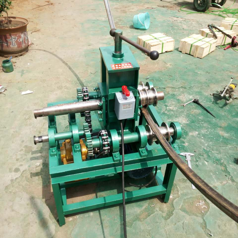 Hydraulic platform pipe bender Small stainless steel rounding machine