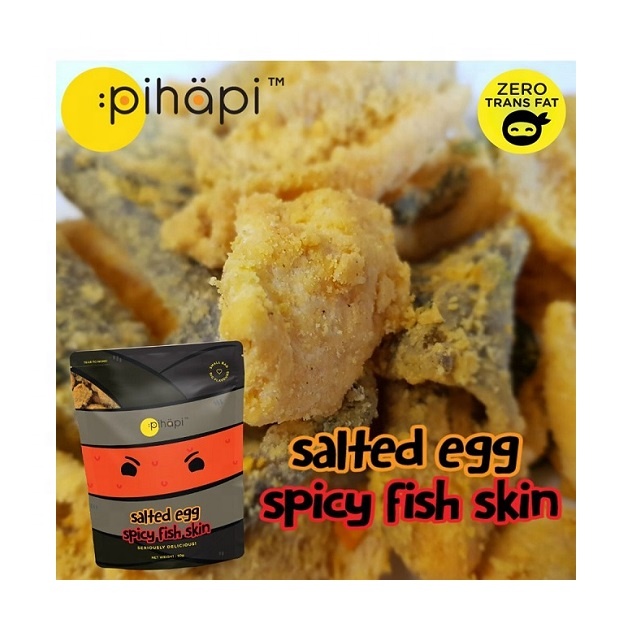 Pihapi Премиум соленое яйцо, острая рыбья кожа, закуска