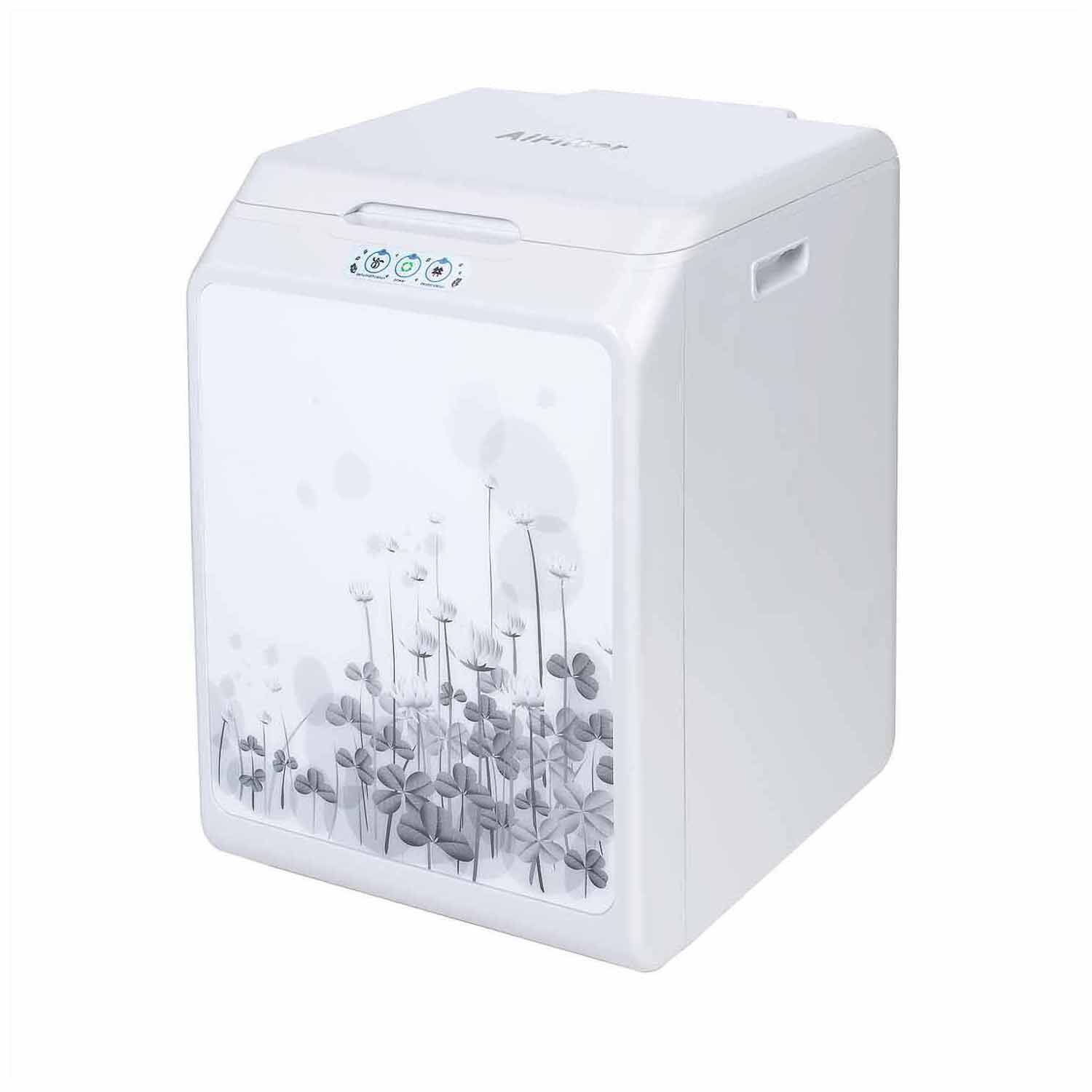 Aifilter Kitchen Compost Bin Compost Bucket Indoor Sealed Food Waste Disposer Caddy Container for Indoor Home Countertop
