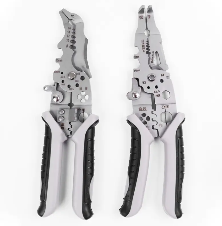 Wholesale Multifunctional Industrial Electrician Pliers Special Steel Wire Stripping Broken Wire Scissors Metric Measurement