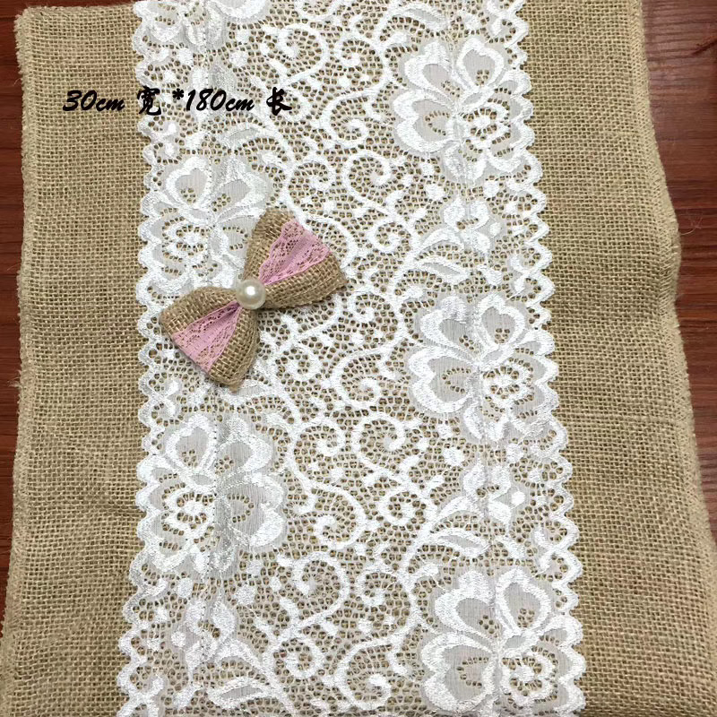 2011 Лидер продаж из натурального джута Кружева конопли ropetablecloth Подставка для столовых приборов, упаковка, украшение, и другие джутовой ткани объем