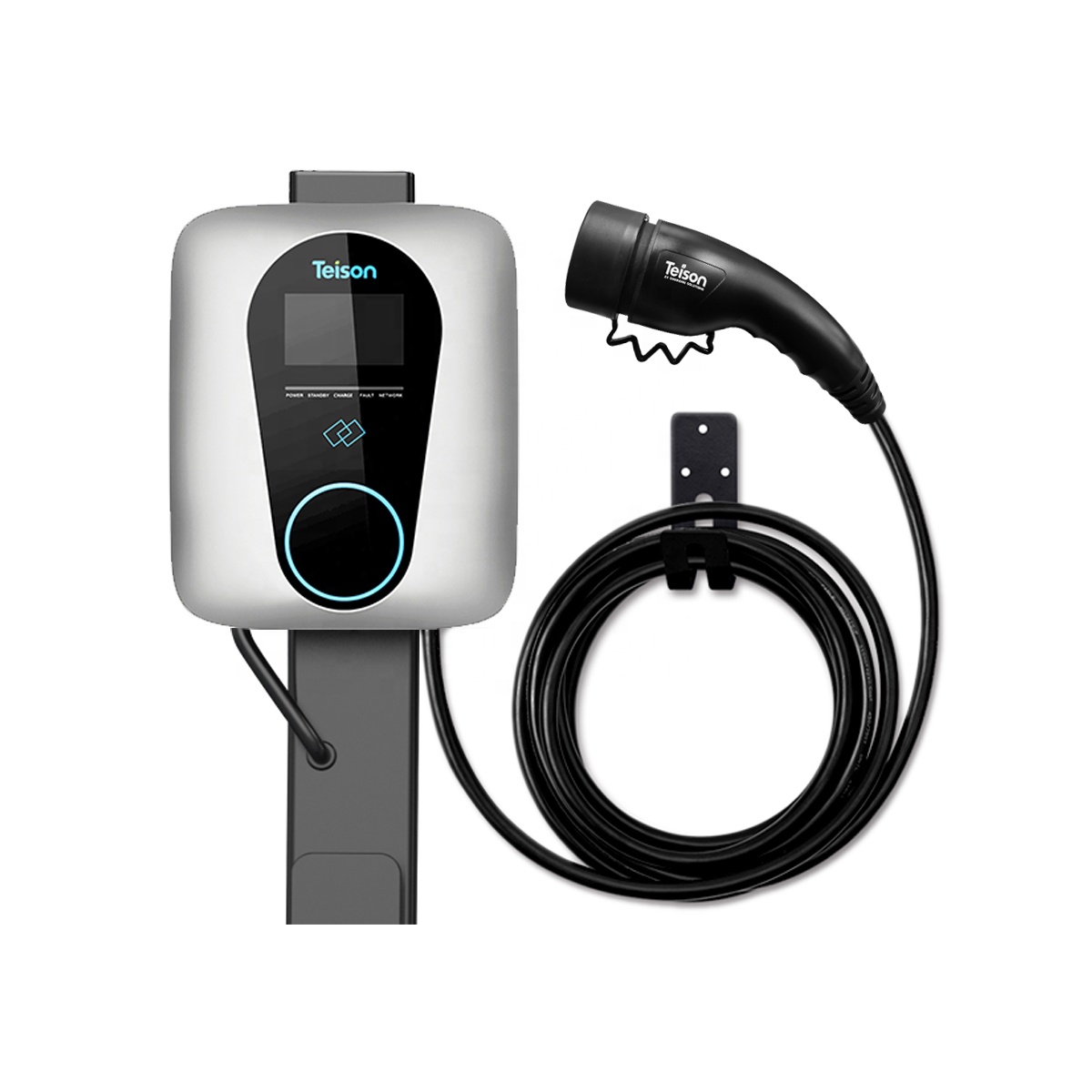 Teison 11KW OCPP EV AC зарядная станция с type2 разъема для зарядки
