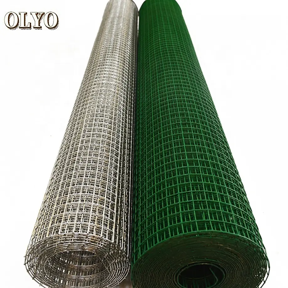 PVC Coated Galvanized Iron Wire Welded Mesh Roll