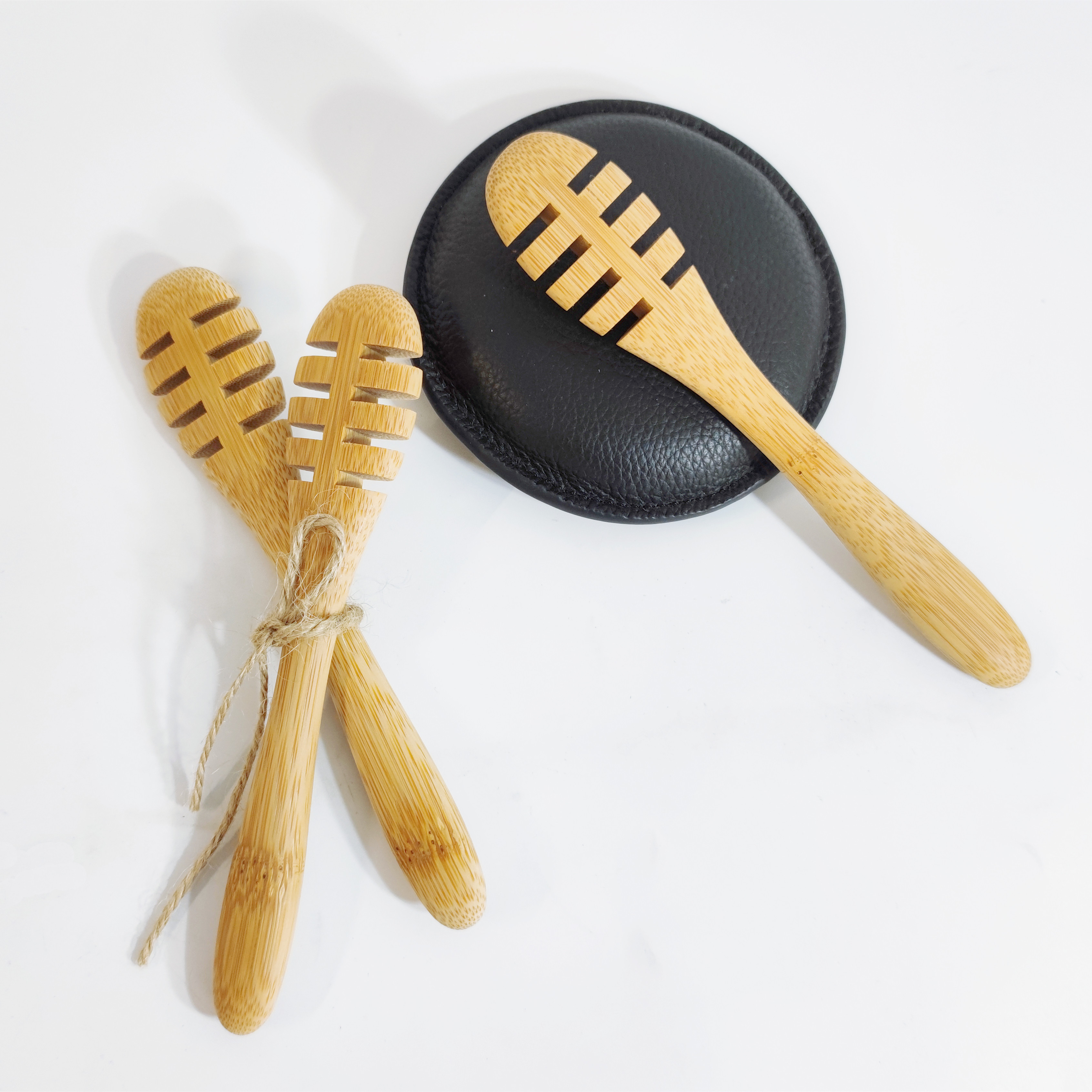 Hot Sale Classic Bamboo Wooden Honey Dipper