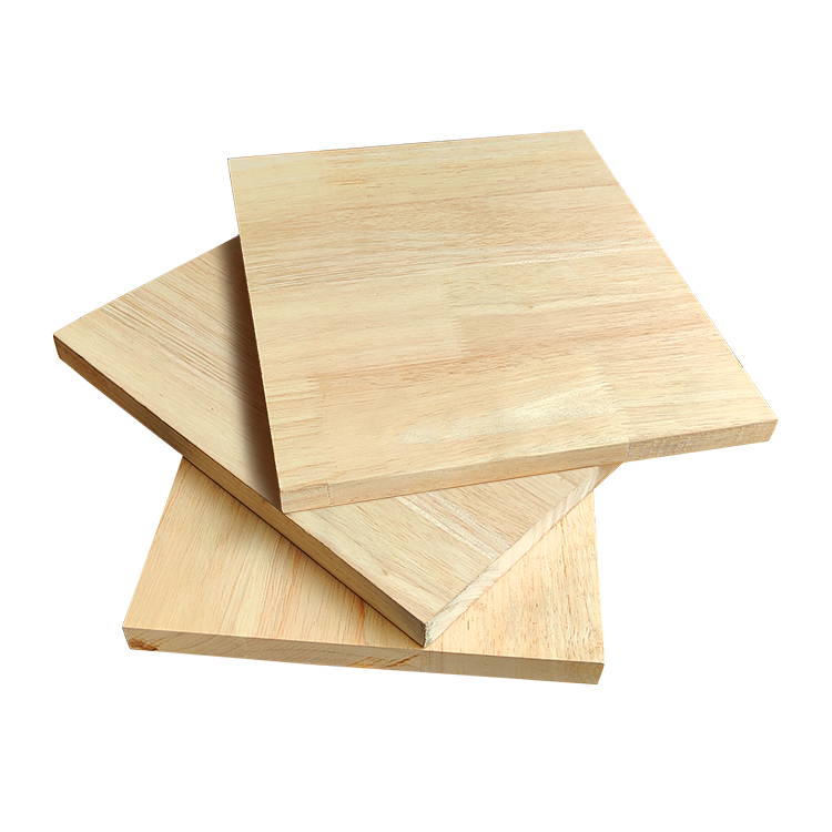 The manufacturer directly sells 16mm high-quality rubber wood finger laminated decorative cabinet plate