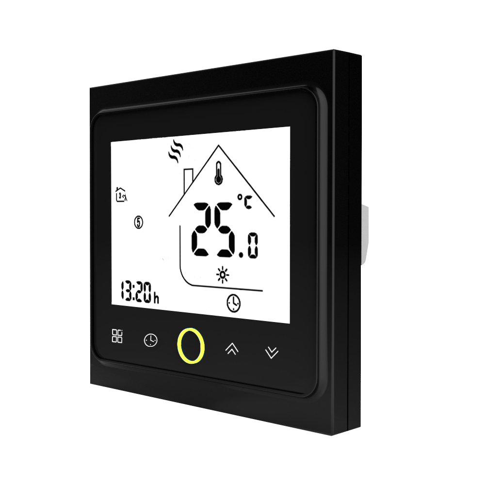 Programmable Thermostat Water Heating LCD Display Touch Screen NTC Sensor Room Temperature Controller 3A