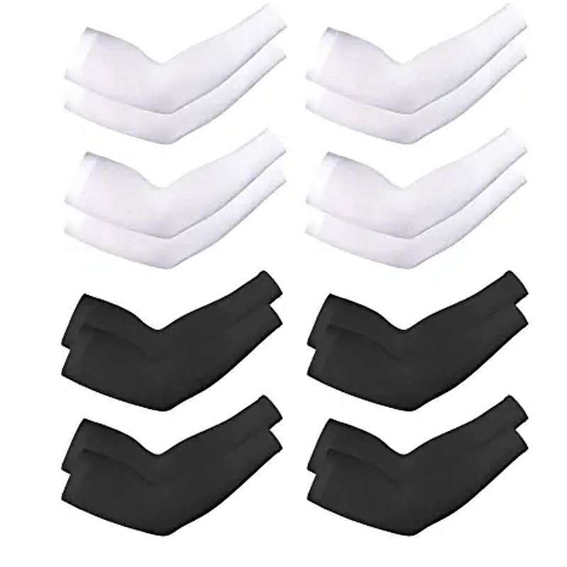custom design compression baseball sport uv with hand cover cycling blank arm sleeves