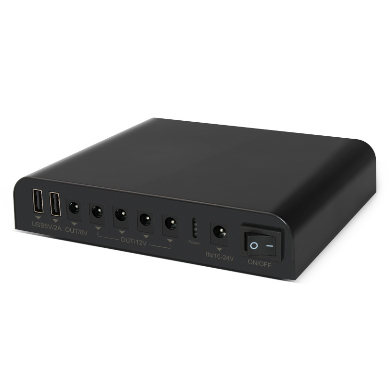 Мини-ИБП с PoE для маршрутизатора Wi-Fi, портативный аккумулятор, 5 В, 9 В, 12 В, 24 В, постоянный ток