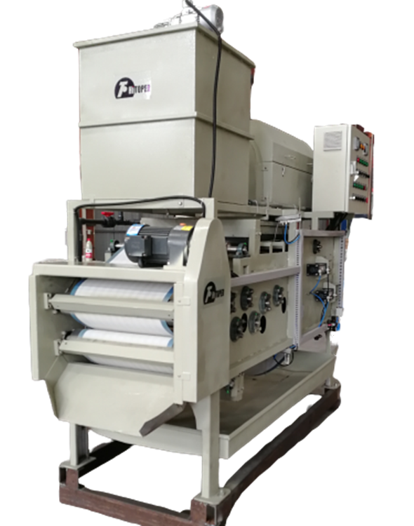 Raw sewage dewatering machine of full newly belt filter press,continuous working belt press filter made in China