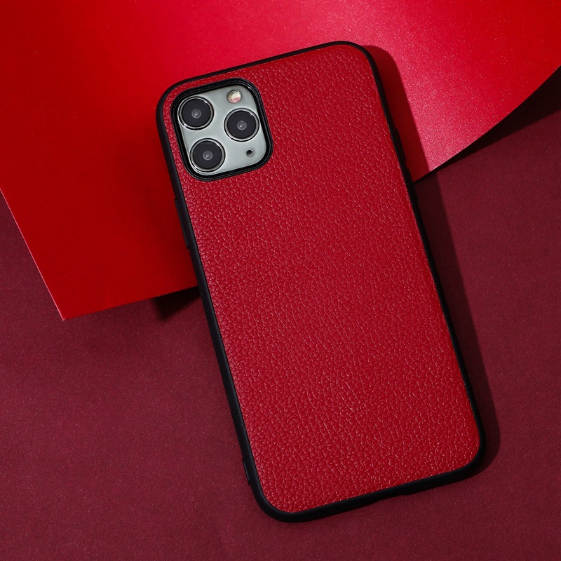 Высококачественный Оригинальный чехол для смартфона из коровьей кожи с галькой