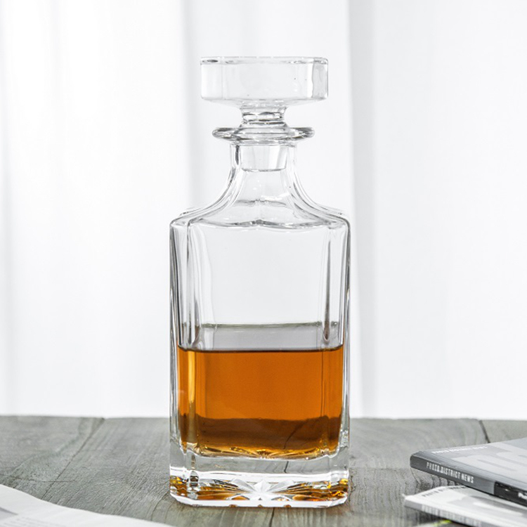 Простой Круглый Хрустальный декантер wisky оптом