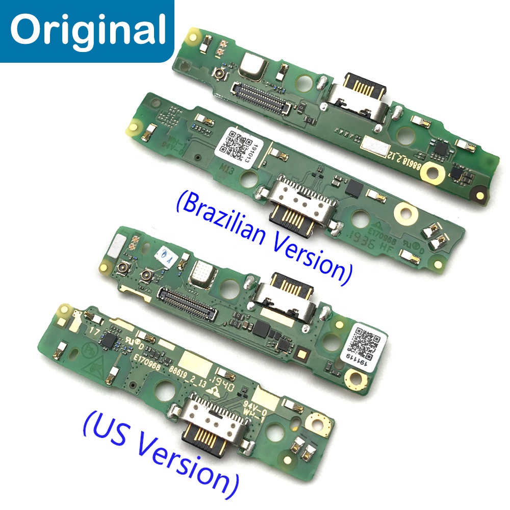 Оригинальное зарядное устройство Micro USB док-разъем зарядный порт гибкий кабель для Motorola Moto G7 Power