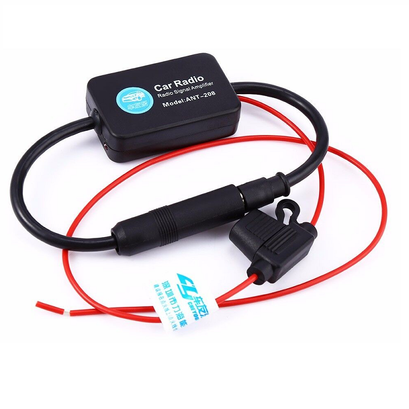 Ant-208 Auto Fm/am Antenna Booster Windshield Mount Antenna Aerials Car Aerial Antenna 12v Car Automobile Radio Signal Amplifier
