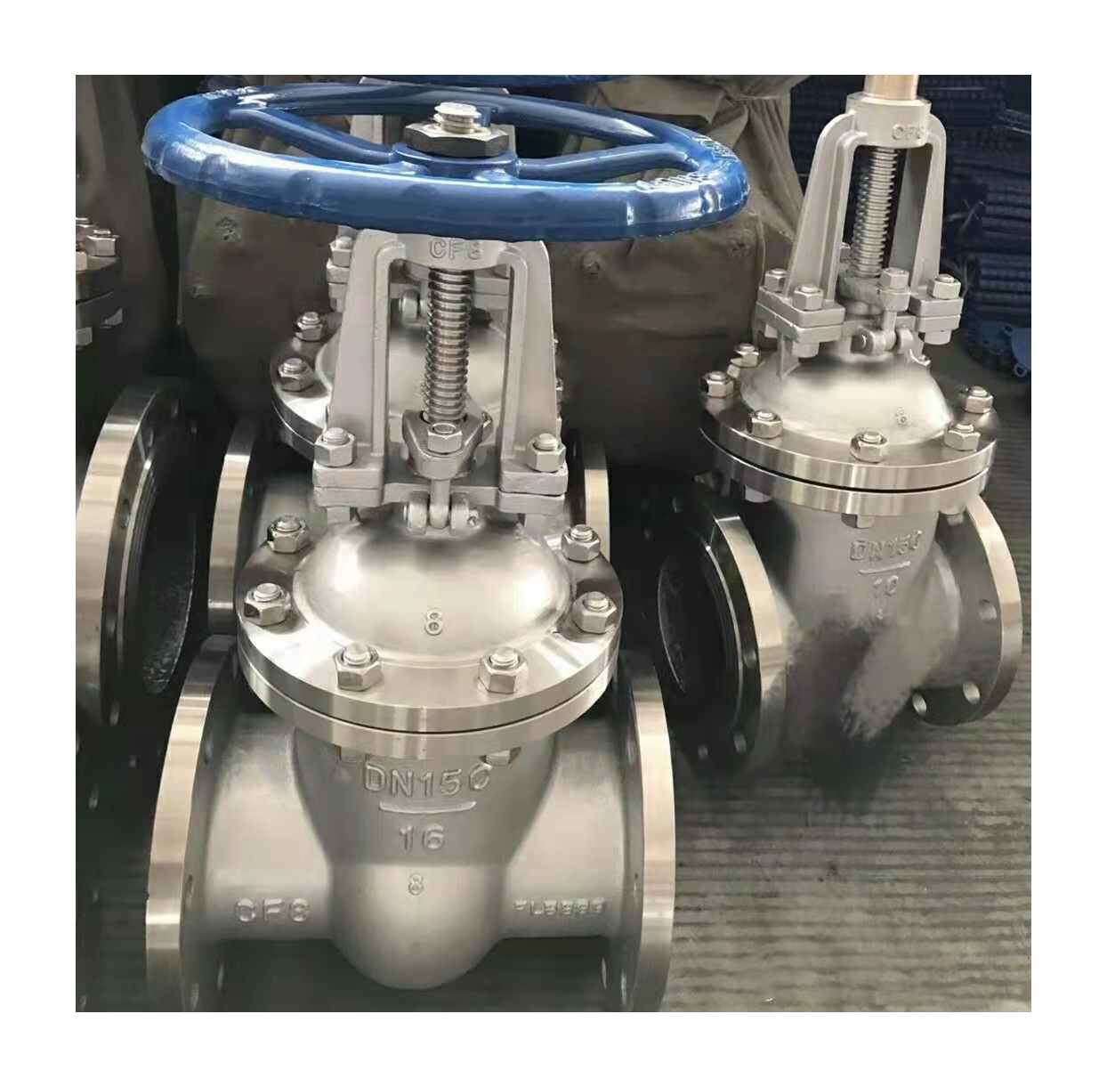 ASTM Gate valve with flange API 600 class 300 DN100