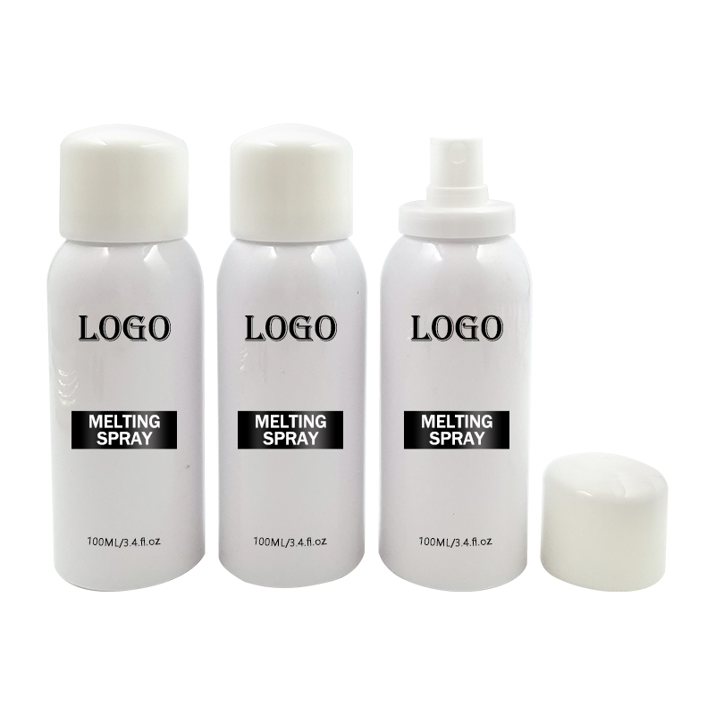 Wholesale private label shine glossy hair styling gel holding spray for lace wigs