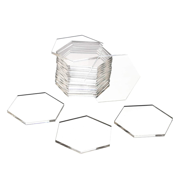 Custom printing make your own design round various shape clear acrylic coasters for drinks