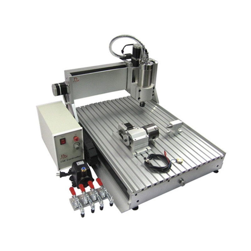 220/110V LY CNC6090Z-VFD1.5KW 3 4 оси гравировальный станок, собранный и протестированный хорошо маршрутизатор машина