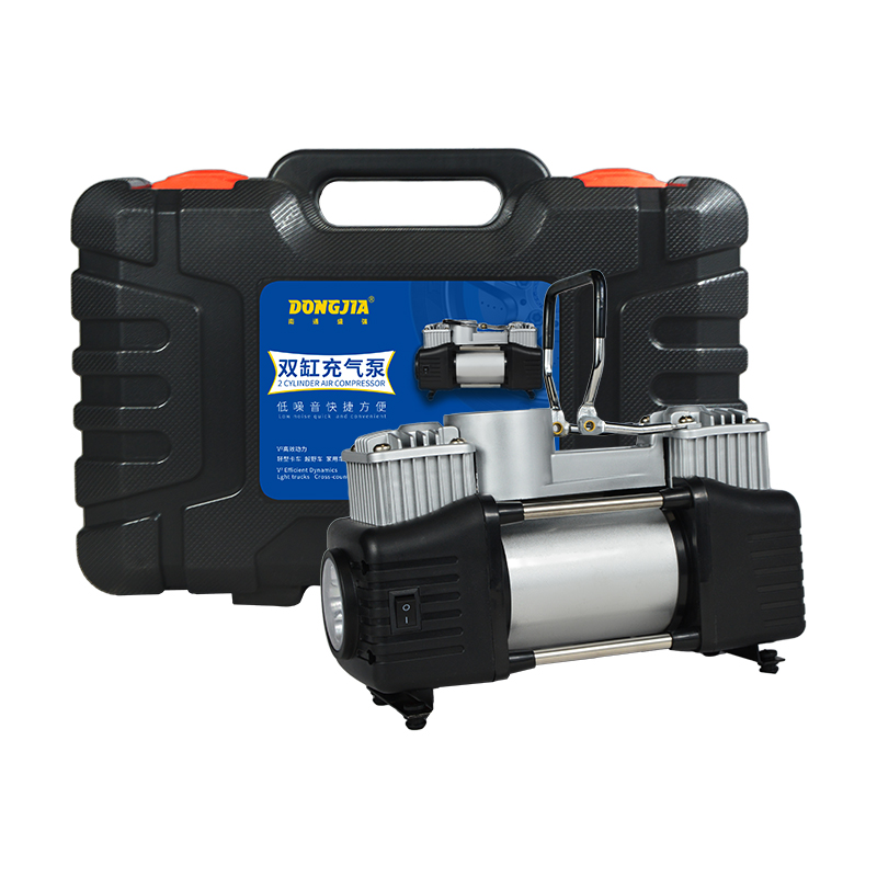 Portable 150 Psi Tire Inflator 12v Car Electric Air Compressor Pump Tool Set