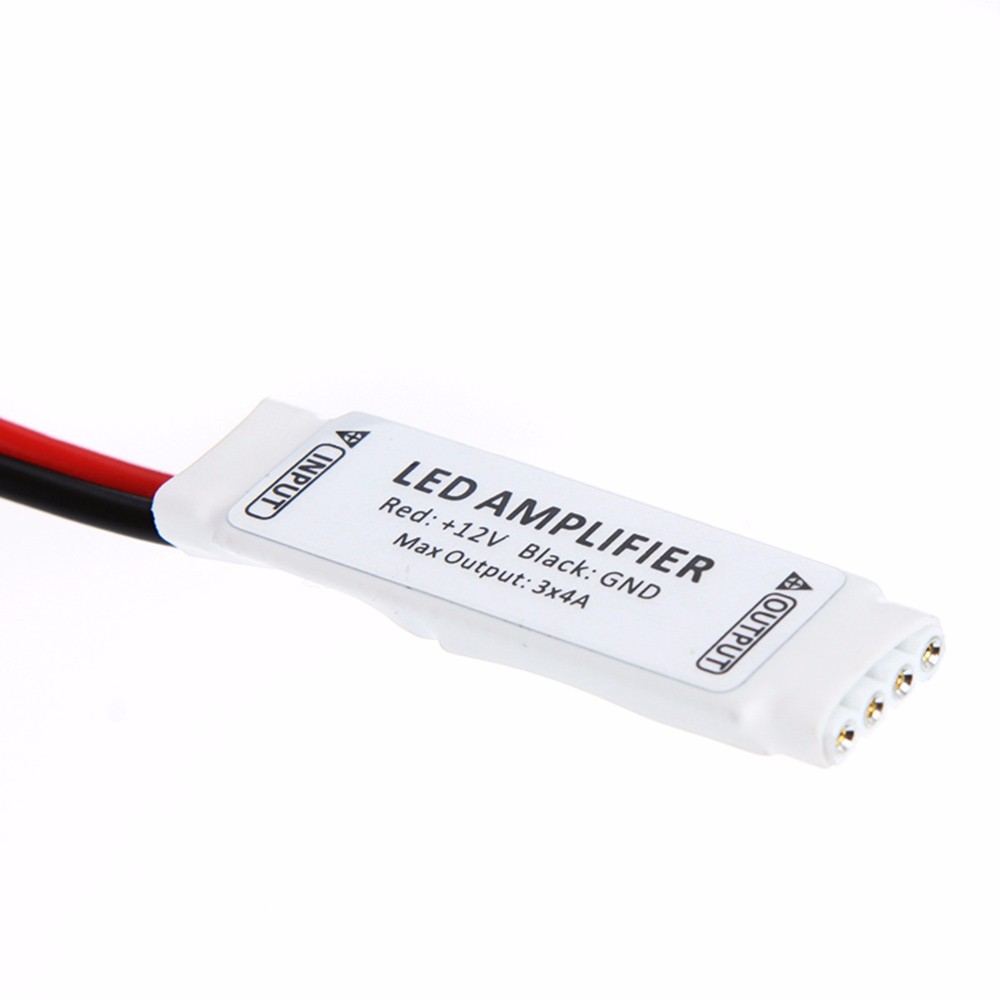 LED RGB усилители домашние контроллер 5 шт. 1 3x4A 3 каналы продлить RGB сигнала управление для 3528 5050 RGB светодиодные ленты