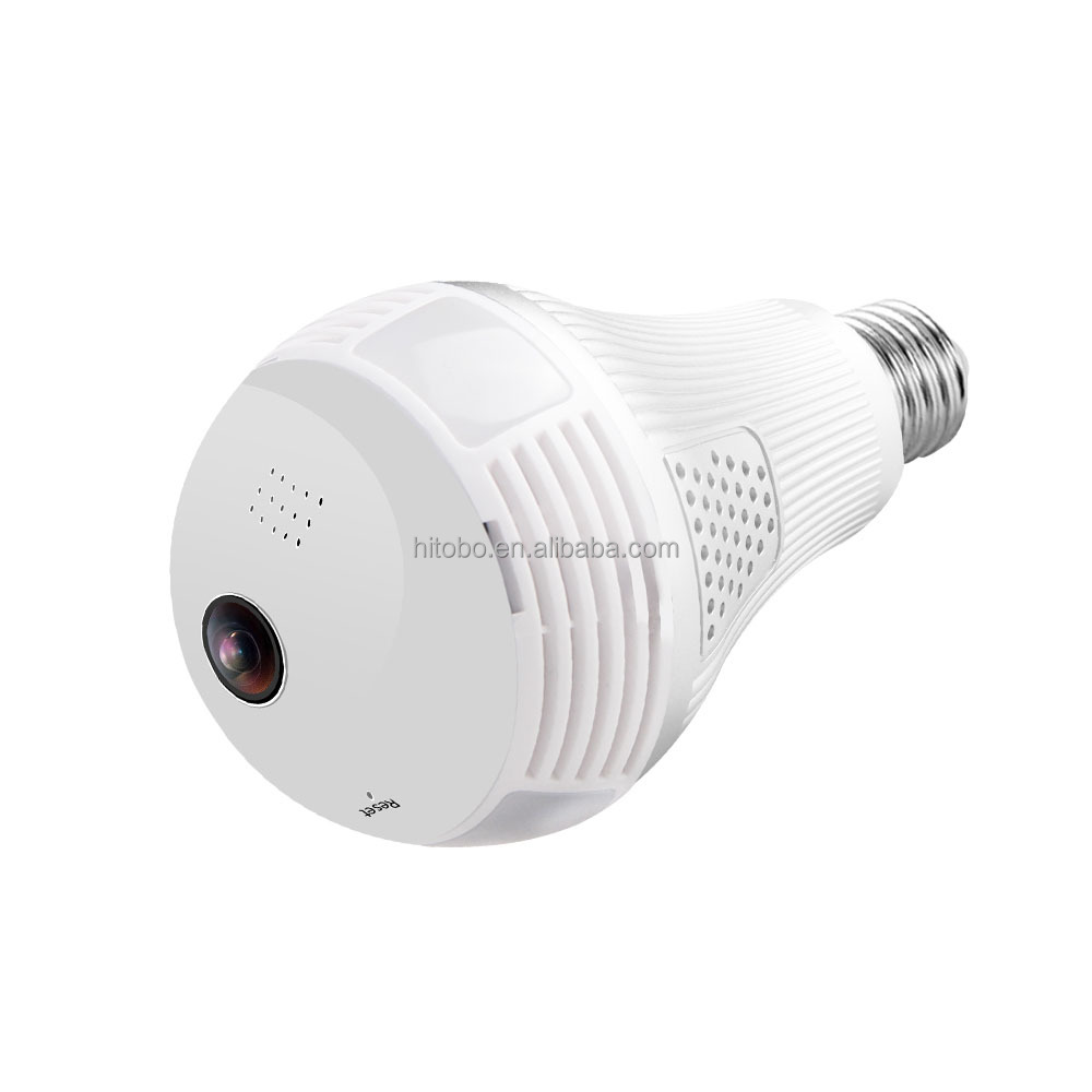 360 Degree HD 960P/1080P/3MP Security WIFI IP Panoramic Bulb Smart Camera Fish-eye Night Vision Two Way Audio Video home camera