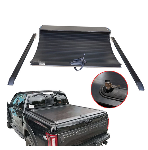 Крышка кузова ZWNAV для Ford F150, для Ford Ranger XLT Wildtrak Roll, Выдвижная алюминиевая складная накладка на кровать для пикапа