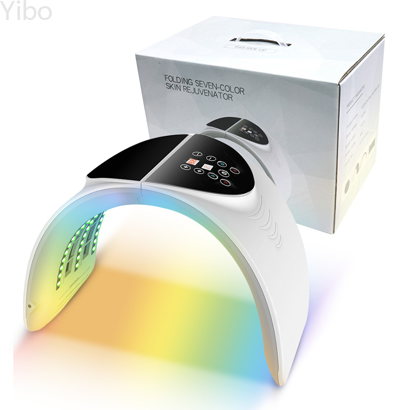 2021 Newest Facial Steamer Nano Mist Spray Infrared Pdt 7 Colors Led Light Pdt Beauty Therapy Beauty Machine For Salon Use