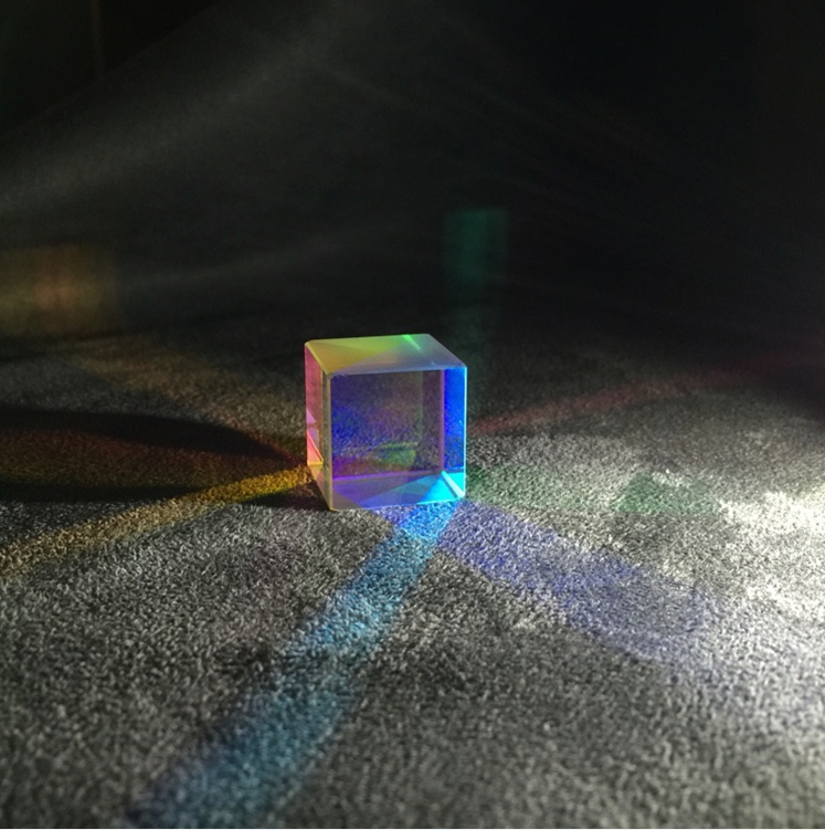 Хит продаж, стеклянный куб x- cube, цветная стеклянная призма