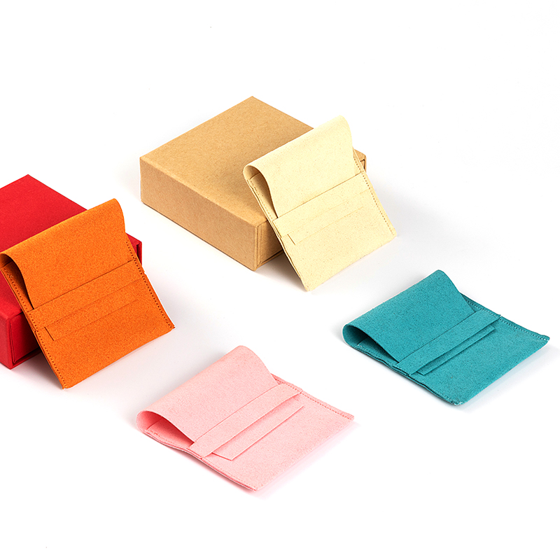 Factory Wholesale Velvet Jewelry Pouch Pendant Ring Necklace Bag Jewelry Storage Bags Custom Logo
