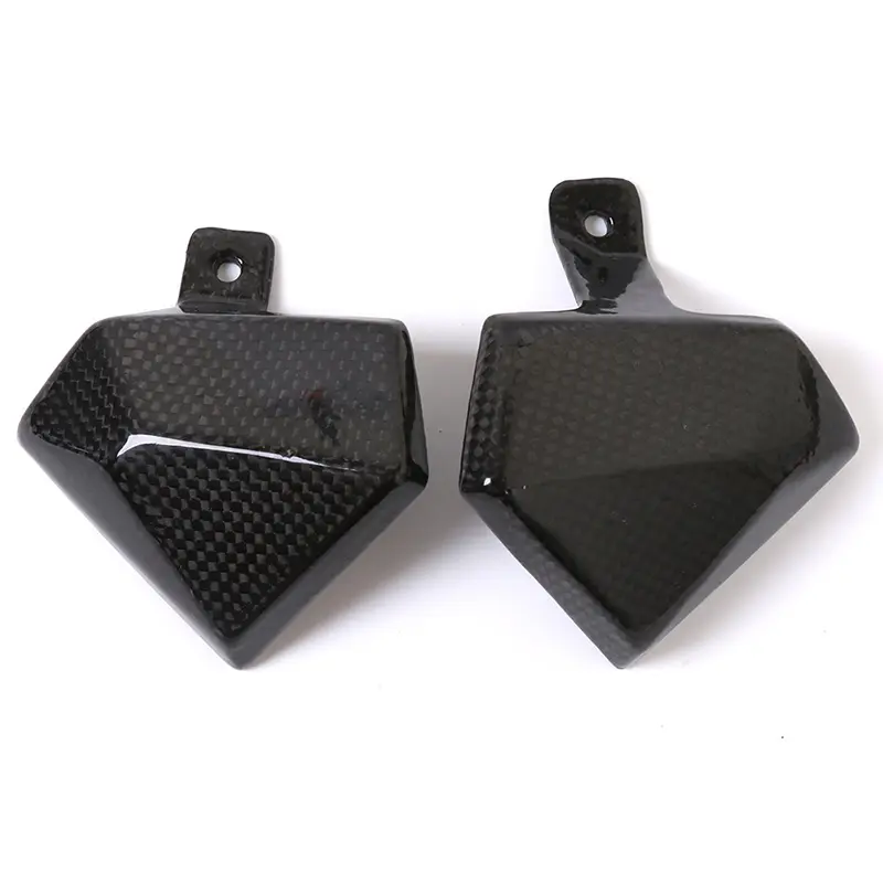 REALZION Motorcycle Full Carbon Fiber Engine Decorative Protection Cover High Temperature Resistance For Kawasaki Z800