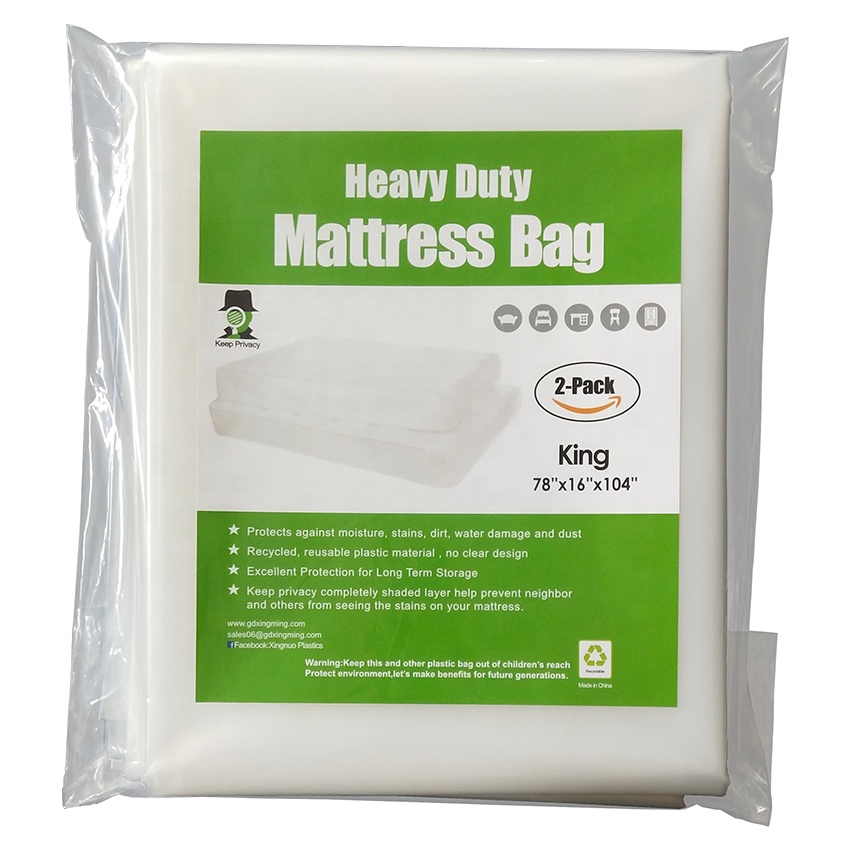 Hot Sale Item PE Plastic Mattress Bag For Storage And Moving