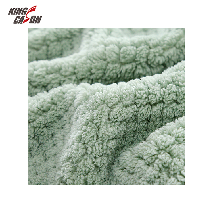 Kingcason Recycled China Manufacturer Designer Double Brushed Poly Hometextile Coral Fleece Fabric For Pyjamas Nightshirt