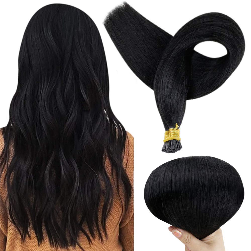 Wholesale Natural Raw Virgin human hair high quality i tip human hair extensions and wigs