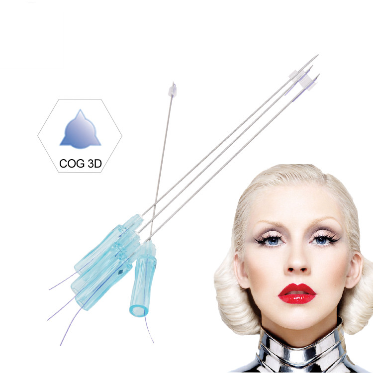 Korea surgical suture polydioxanone tighten pdo cog 3d thread face lifting for nose for wrinkle